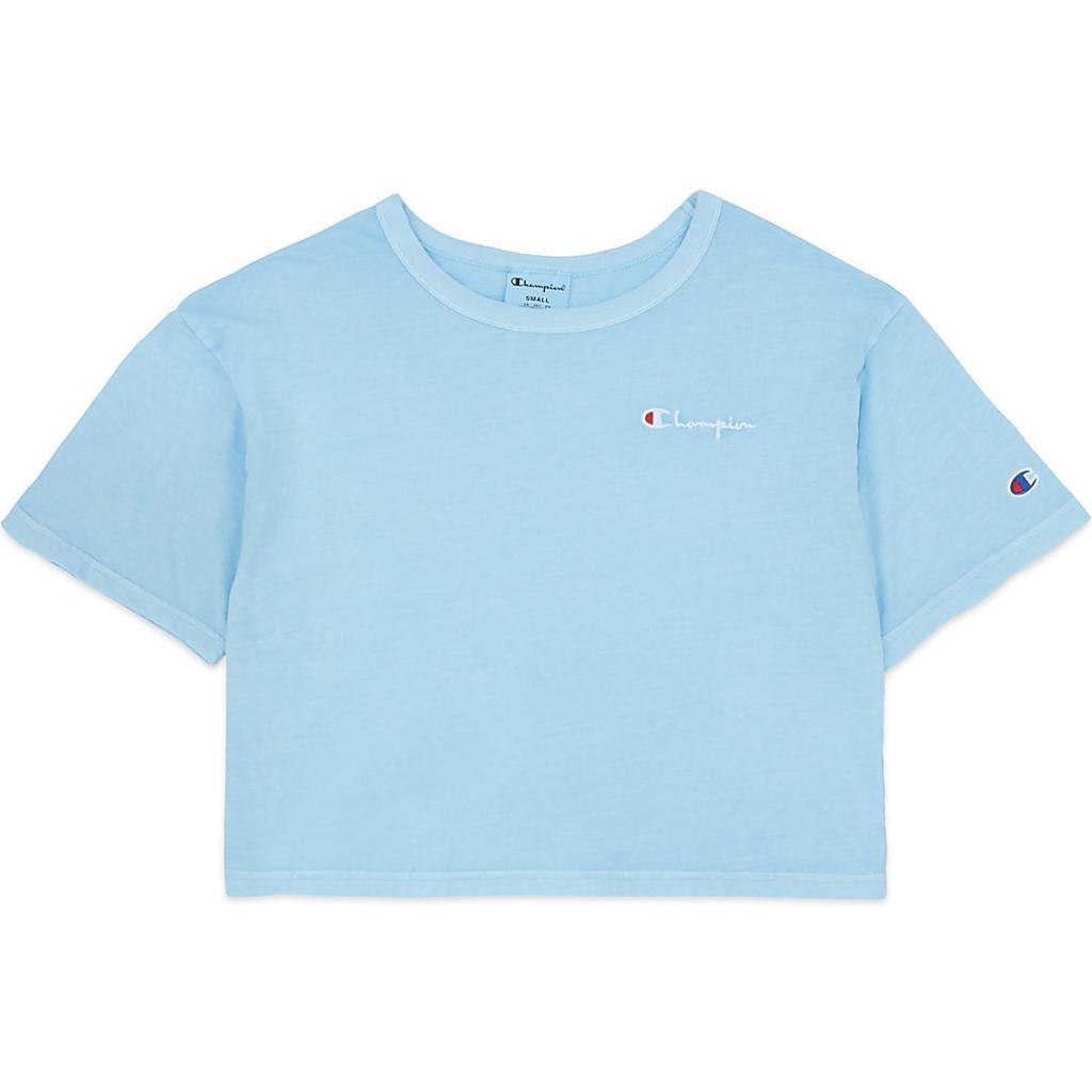 商品CHAMPION|Vintage Dye Heritage Cropped T-Shirt - Candid Blue,价格¥215,第1张图片