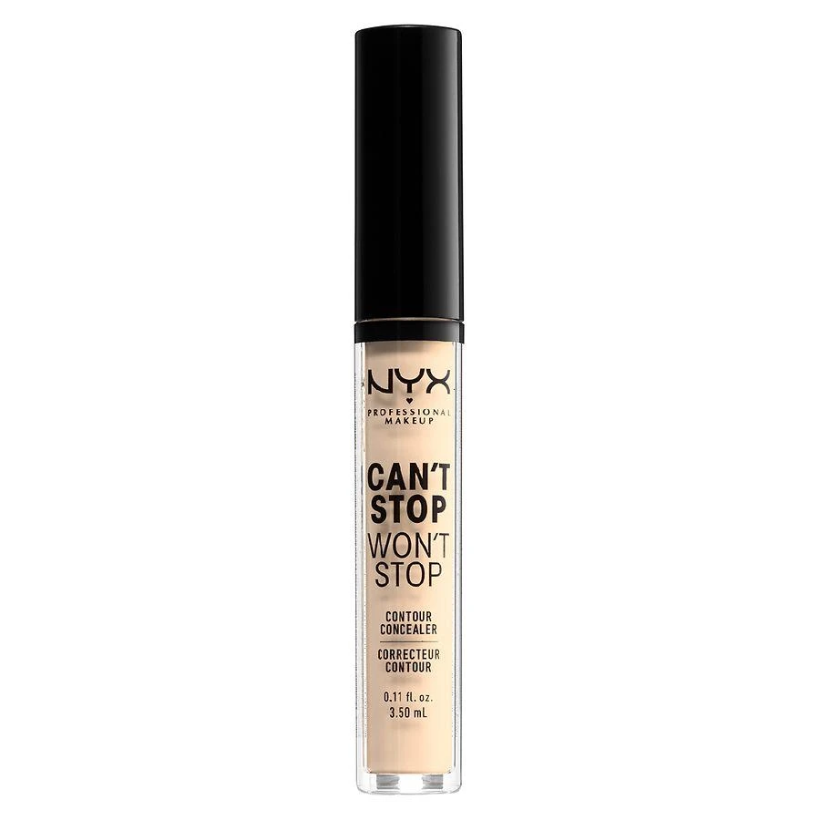 商品NYX Professional Makeup|Can't Stop Won't Stop 24 Hour Full Coverage Matte Concealer,价格¥71,第3张图片详细描述