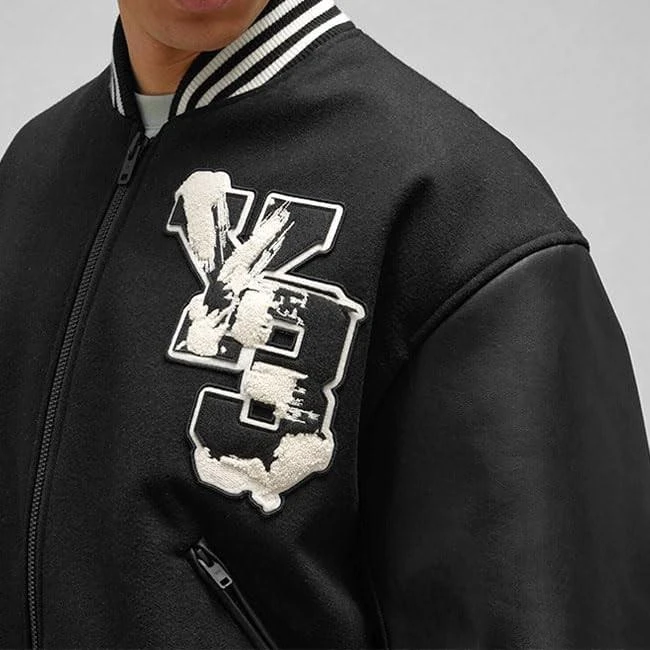 商品Y-3|Varsity Zipped Bomber Jacket,价格¥4781,第4张图片详细描述