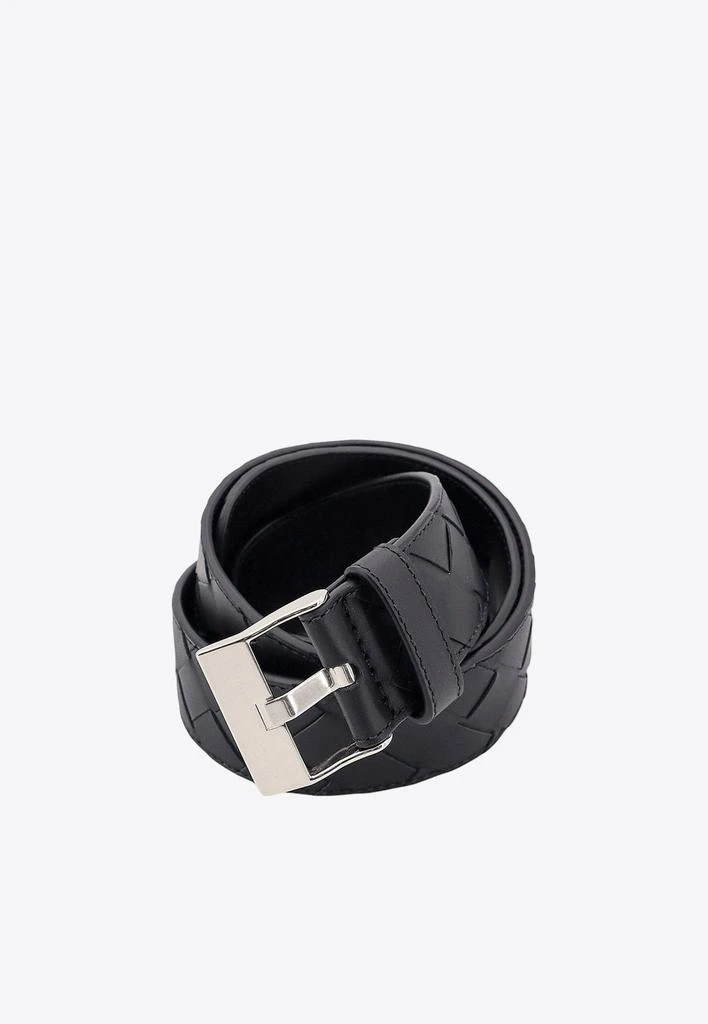 商品Bottega Veneta|Intrecciato Leather Belt,价格¥4556,第3张图片详细描述