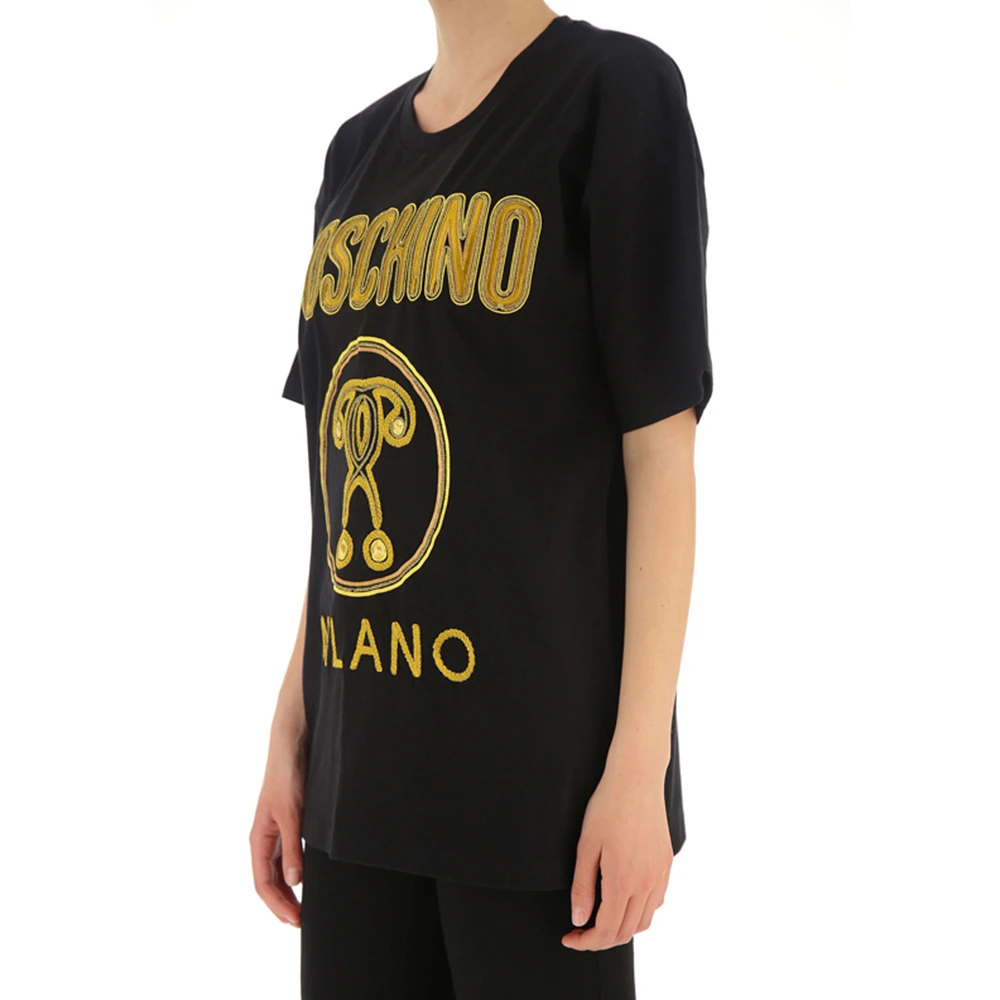MOSCHINO 黑色女士T恤 J0711-0540-7555 商品