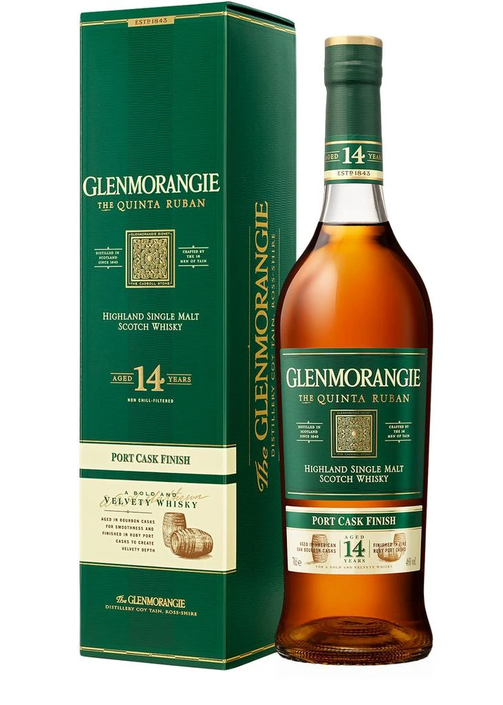 商品Glenmorangie|The Quinta Ruban 14 Year Old Port Cask Finish Single Malt Scotch Whisky,价格¥670,第1张图片