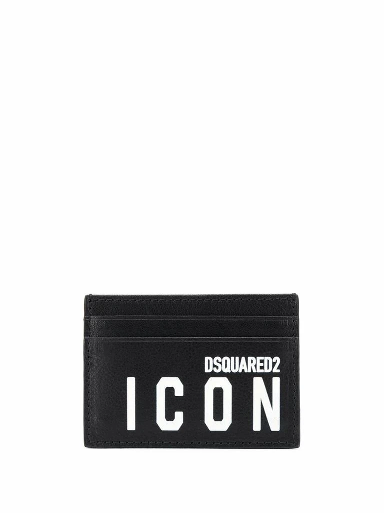 商品DSQUARED2|Dsquared2 Mens Black Leather Card Holder,价格¥1403,第1张图片