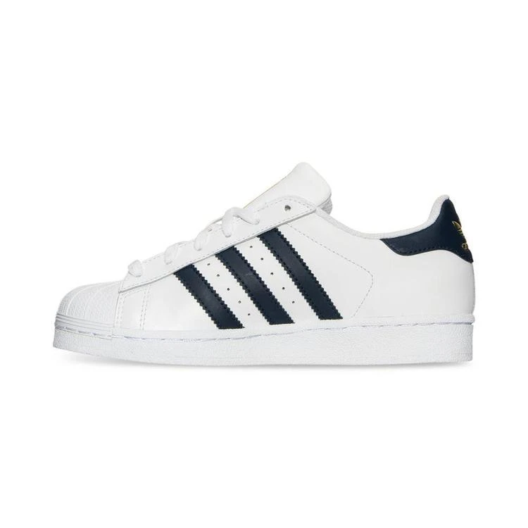 商品Adidas|Boys' Superstar Casual Sneakers from Finish Line,价格¥195,第5张图片详细描述