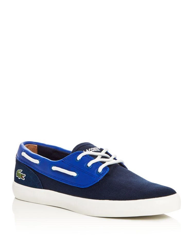 商品Lacoste|Men's Jouer Boat Shoe Lace Up Sneakers,价格¥363,第1张图片