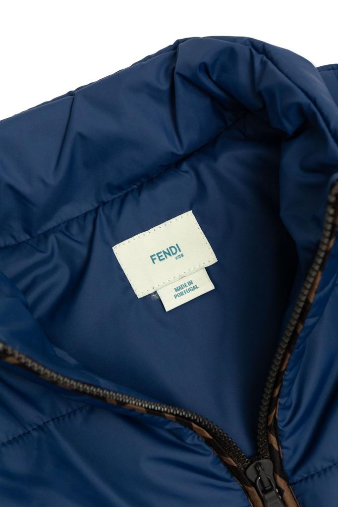 Fendi Kids Logo Plaque Zipped Padded Jacket – On Sale Now