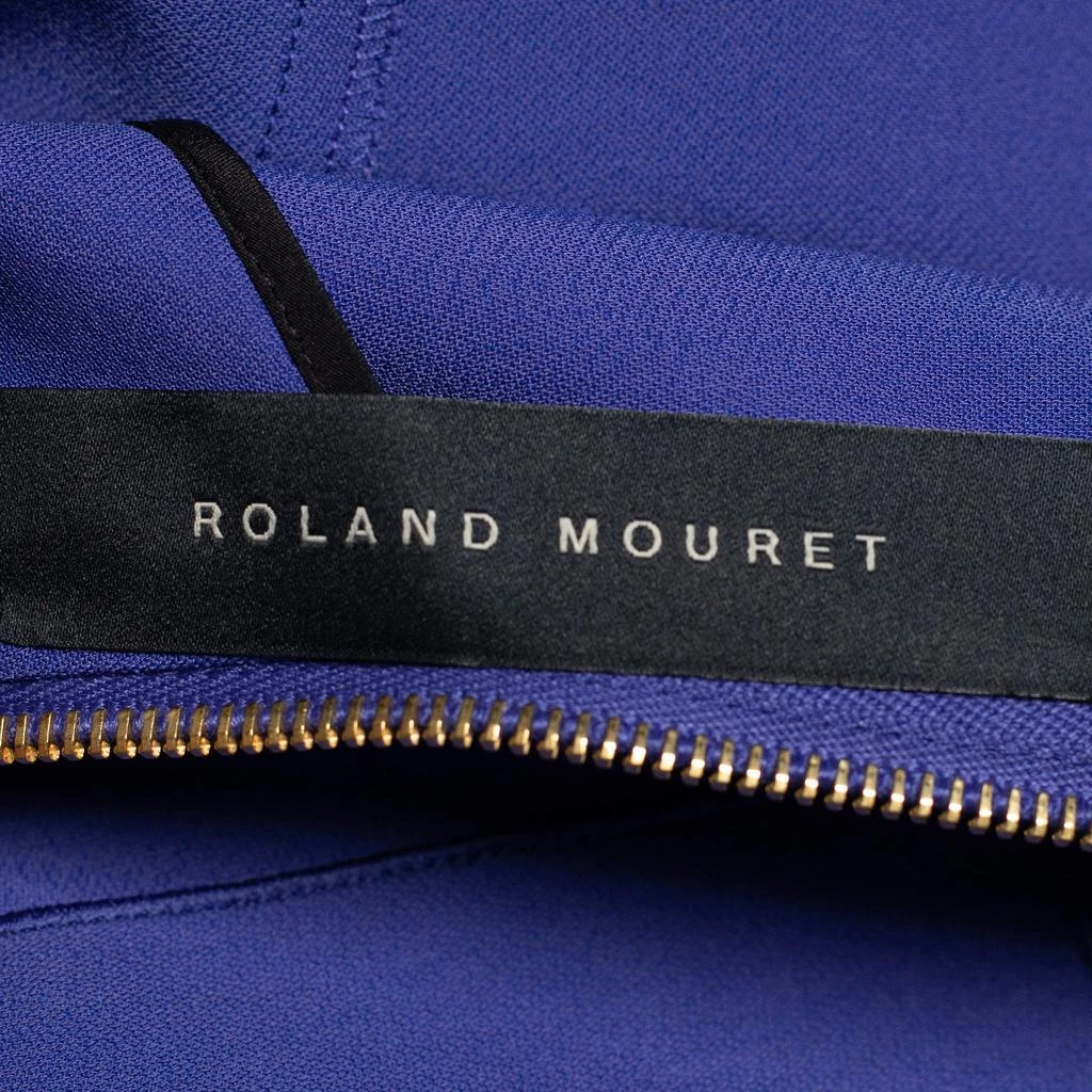 商品[二手商品] ROLAND MOURET|Roland Mouret Blue Cady Sheath Dress L,价格¥1215,第4张图片详细描述