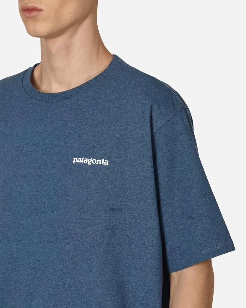 商品Patagonia|P-6 Logo Responsibili T-Shirt Utility Blue,价格¥317,第5张图片详细描述