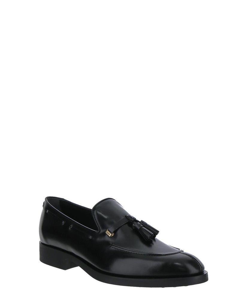 商品Tod's|Tod's Black Tassel Leather Loafers,价格¥4983,第4张图片详细描述