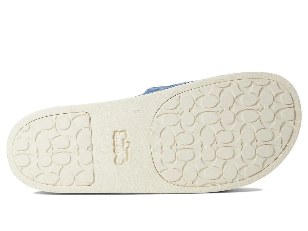 商品Coach|Udele Denim Slide,价格¥714,第3张图片详细描述