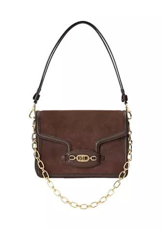 商品Ralph Lauren|Ralph Lauren Suede Medium Sydnee Shoulder Bag,价格¥2340,第1张图片