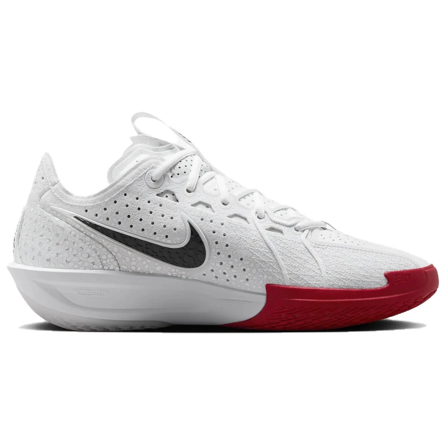 商品[国内直发] NIKE|Air Zoom G.T. Cut 3 舒适轻盈 低帮 篮球鞋 男女同款 白红色,价格¥1452,第3张图片详细描述