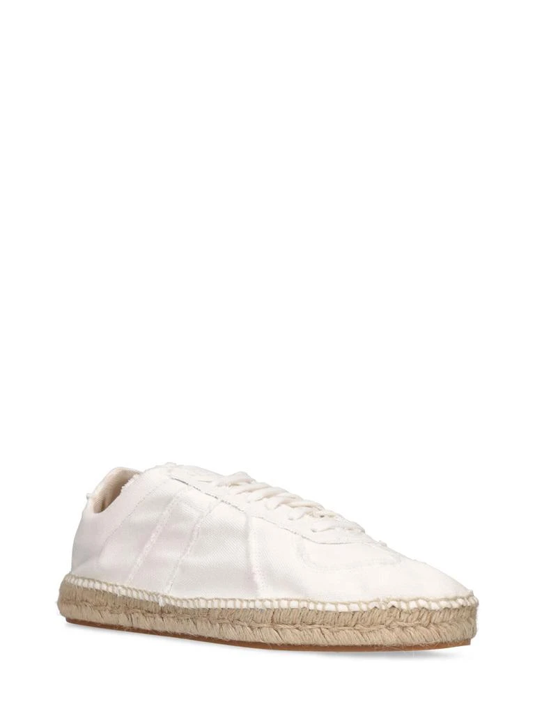 商品MAISON MARGIELA|Replica Washed Cotton Canvas Espadrilles,价格¥1637,第2张图片详细描述