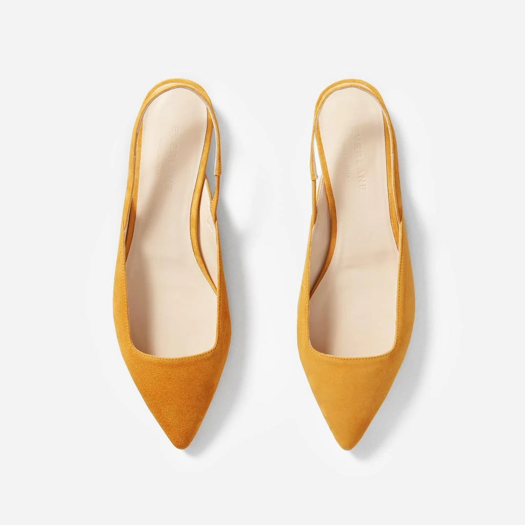 商品Everlane|The Editor Slingback 裸跟系带平底鞋,价格¥1149,第4张图片详细描述