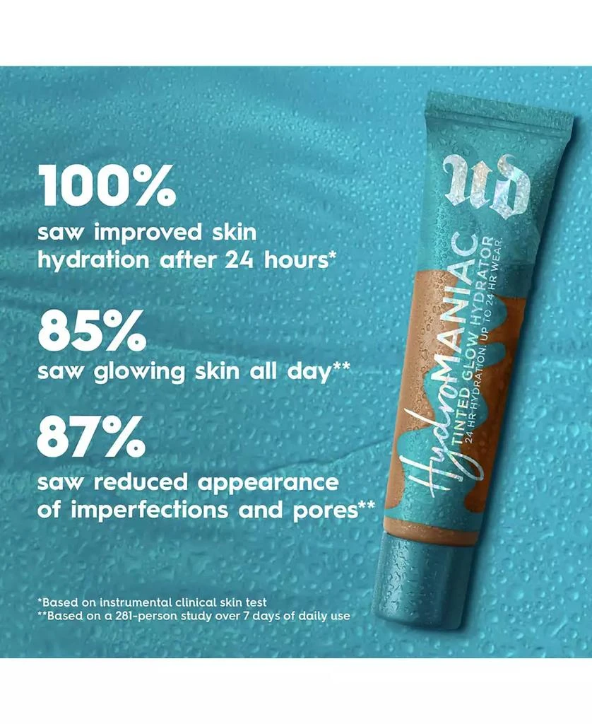 商品Urban Decay|Hydromaniac Hydrating Dewy Foundation for Dry Skin,价格¥260,第4张图片详细描述