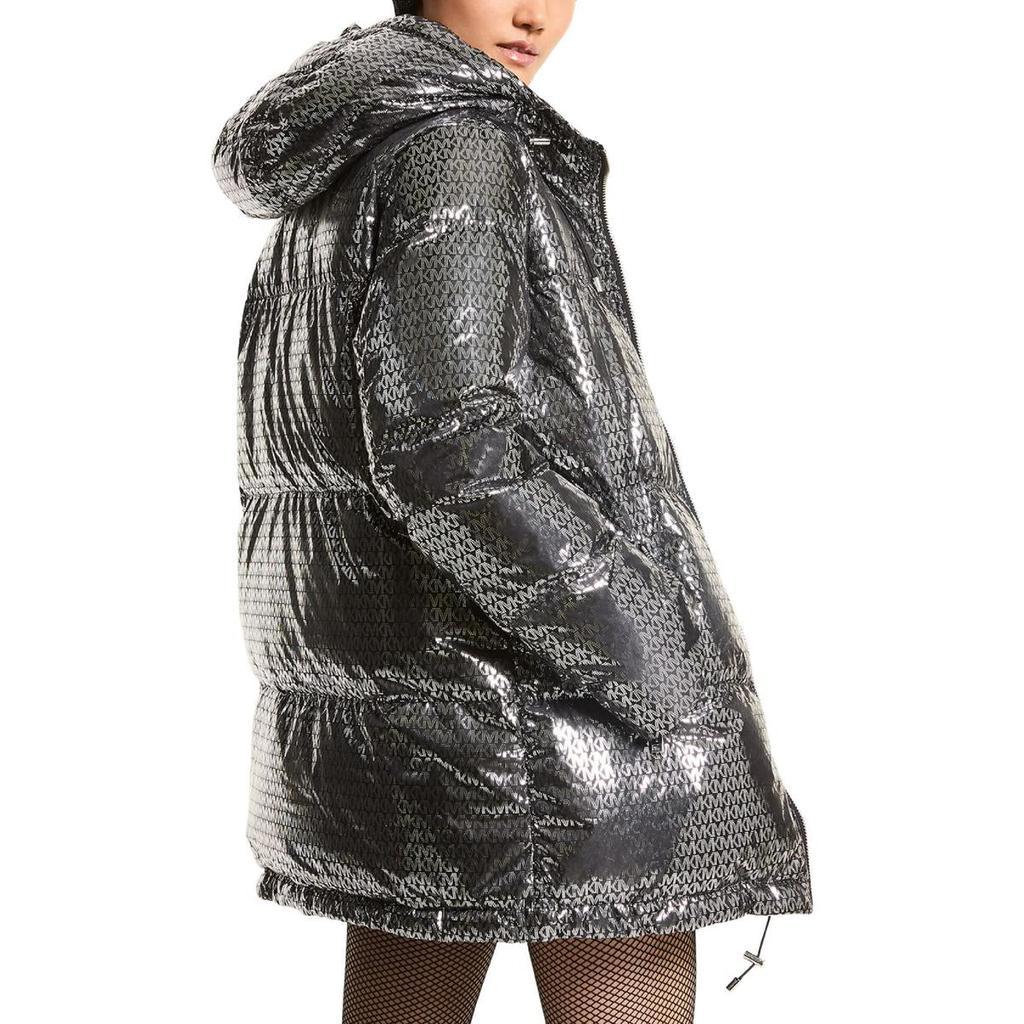 商品Michael Kors|MICHAEL Michael Kors Womens Foil Short Puffer Jacket,价格¥1309,第4张图片详细描述