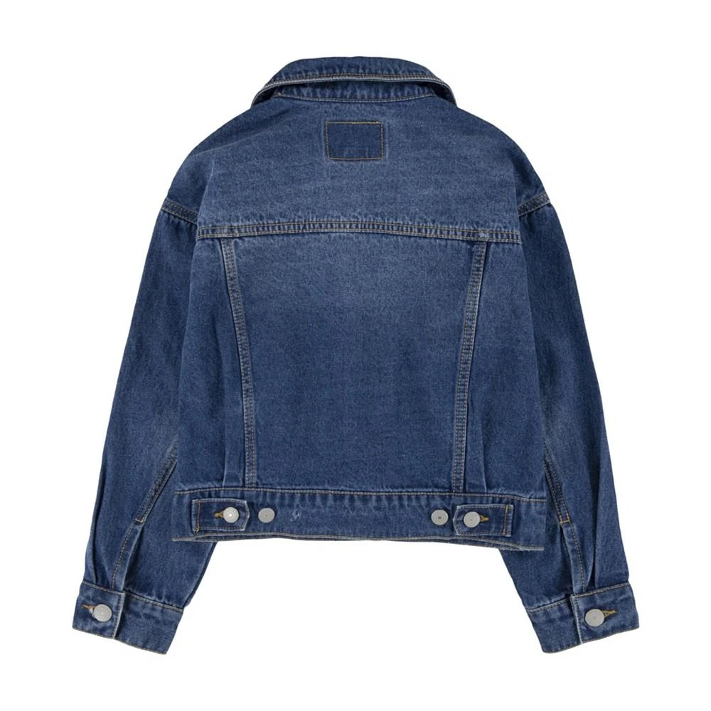 商品Levi's|Levi's x Clements Twins Big Girls Oversized Trucker Jacket,价格¥170,第3张图片详细描述