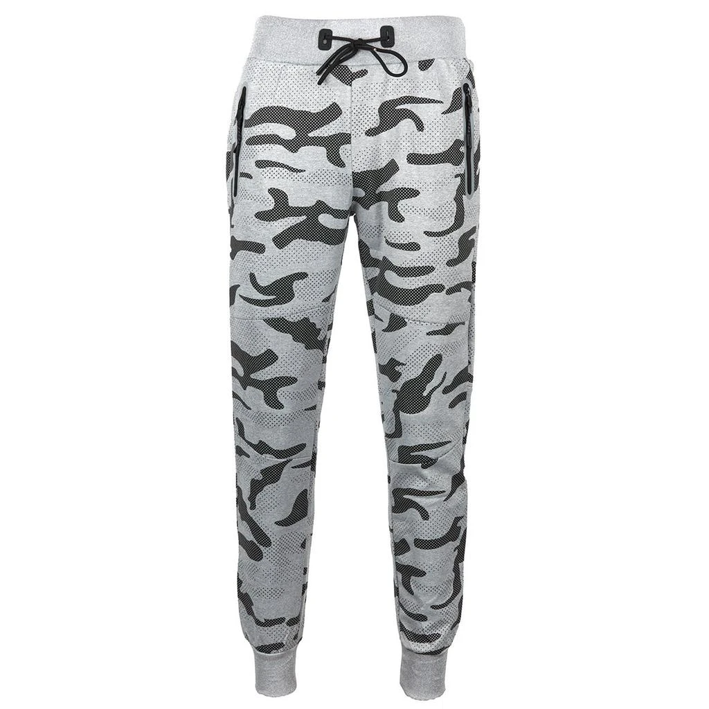 XS Sport Men's Pin Dot Camo Print Jogger With Reflective Zipper Pockets 商品