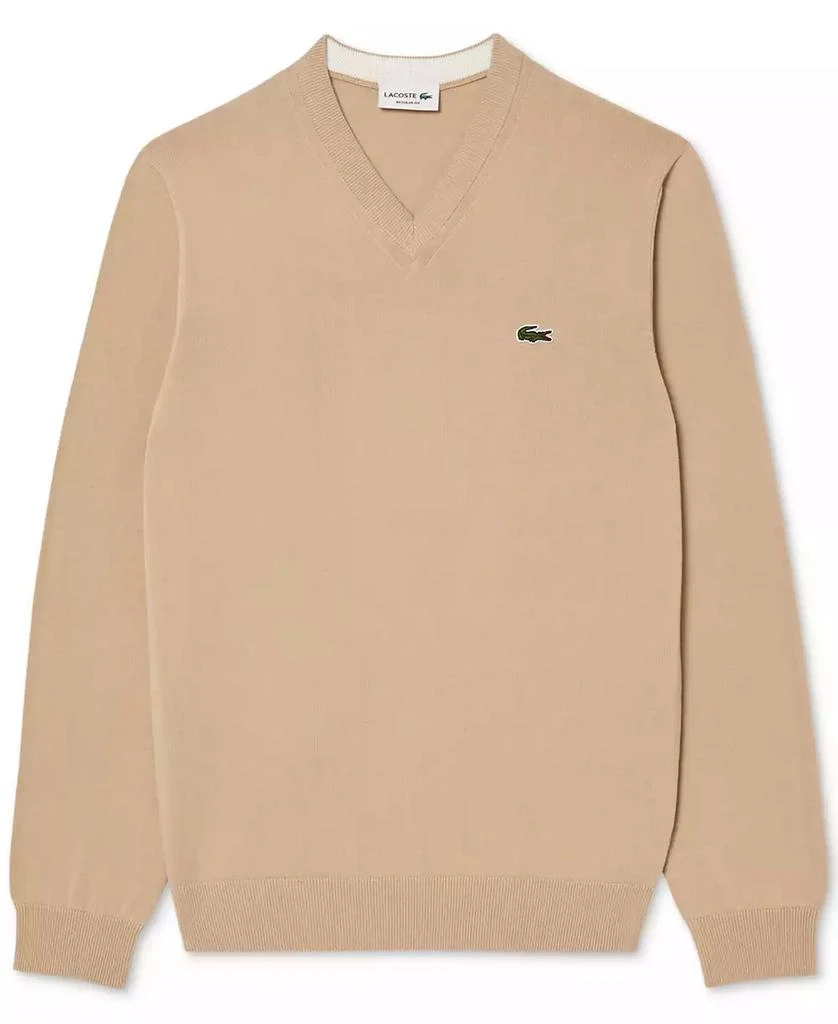 Men's Regular-Fit Solid V-Neck Sweater 商品