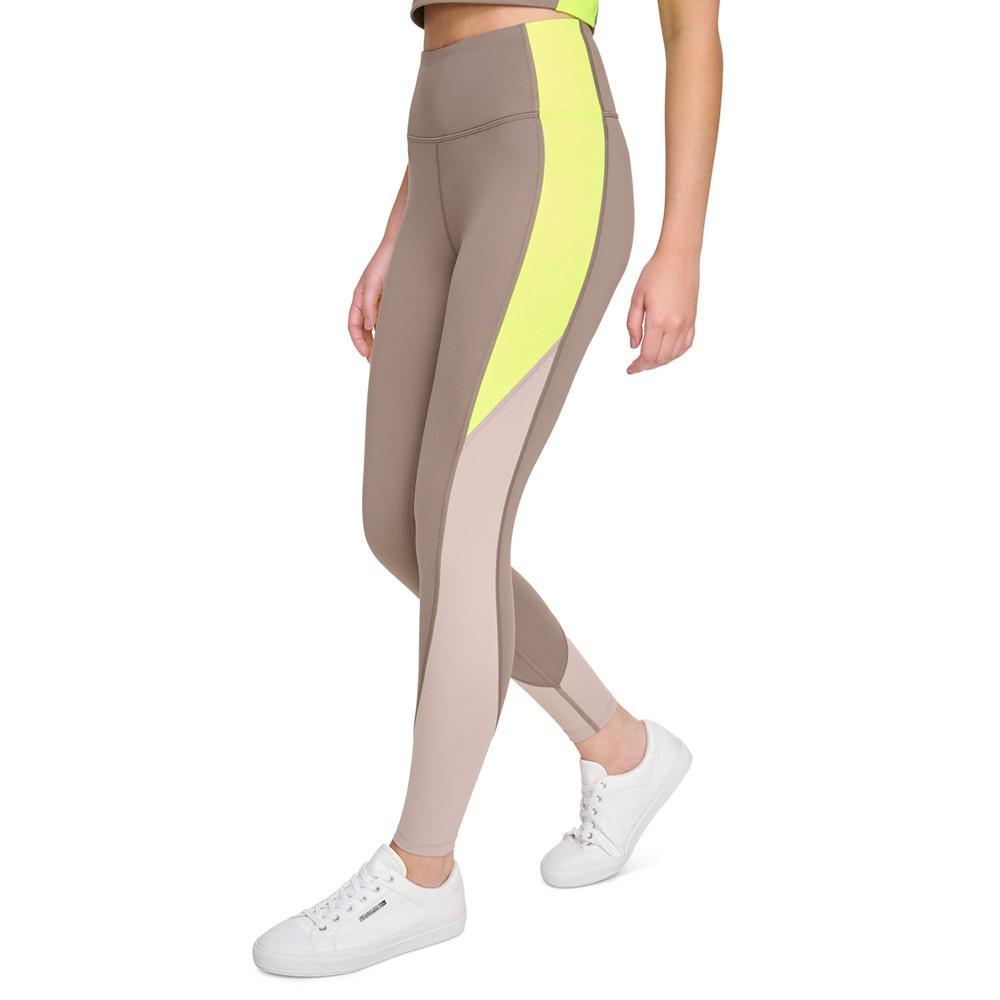 商品Calvin Klein|Calvin Klein Women's Colorblock High-Waisted 7/8 Leggings,价格¥446,第3张图片详细描述