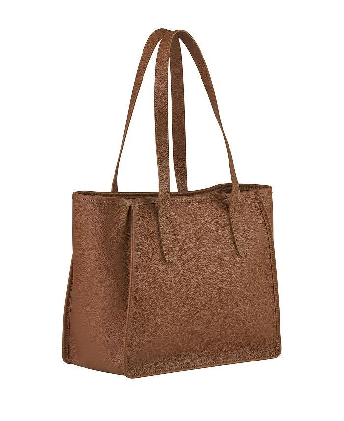 商品Longchamp|Le Foulonné Large Leather Shoulder Tote,价格¥4840,第4张图片详细描述