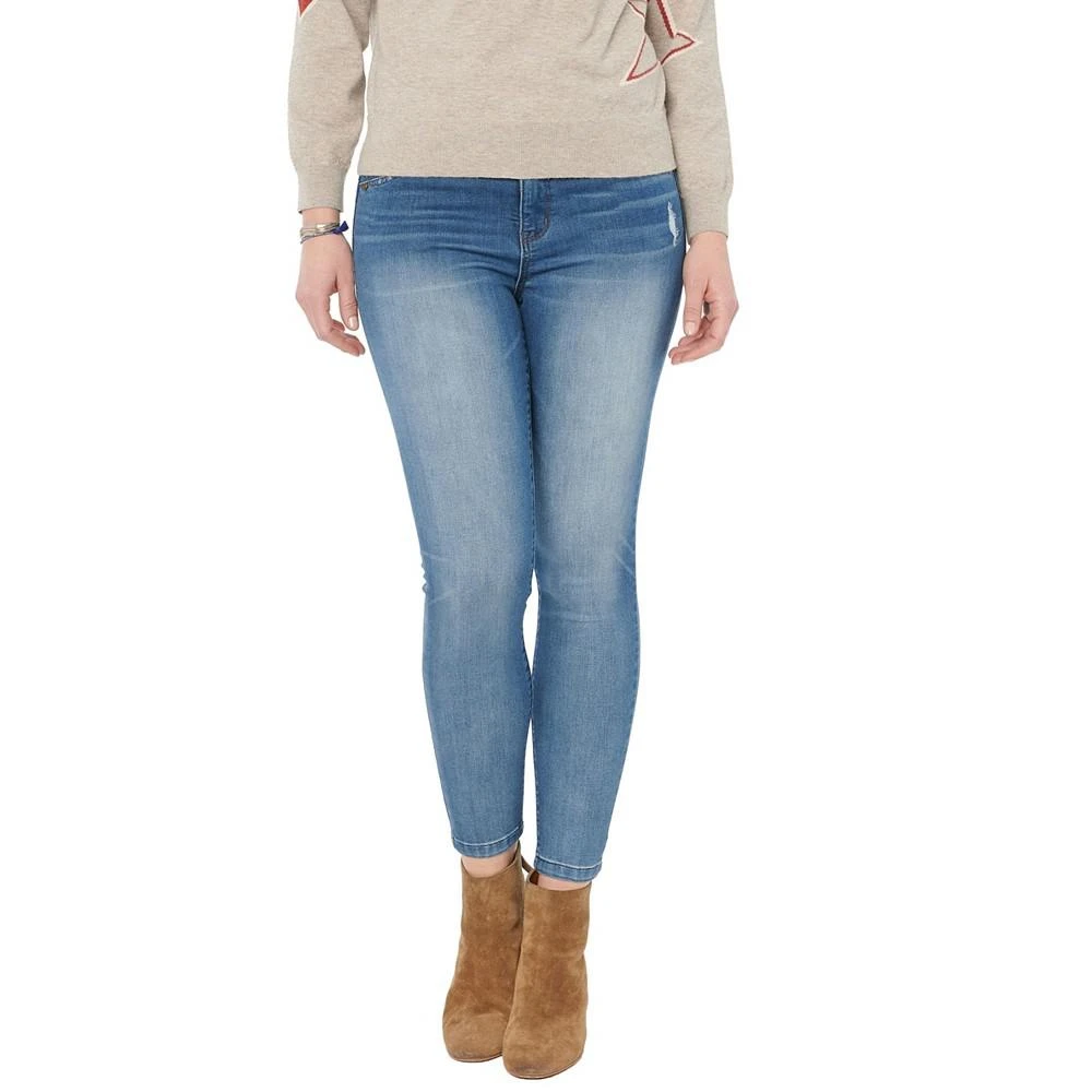 商品Democracy|Women's "Ab"Solution High Rise Elastic Waistband Ankle Jeans,价格¥626,第1张图片