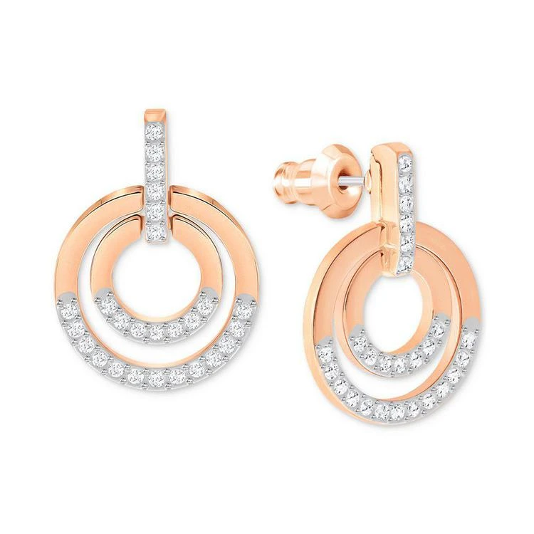 商品Swarovski|Pavé Circle Drop Earrings,价格¥562,第3张图片详细描述