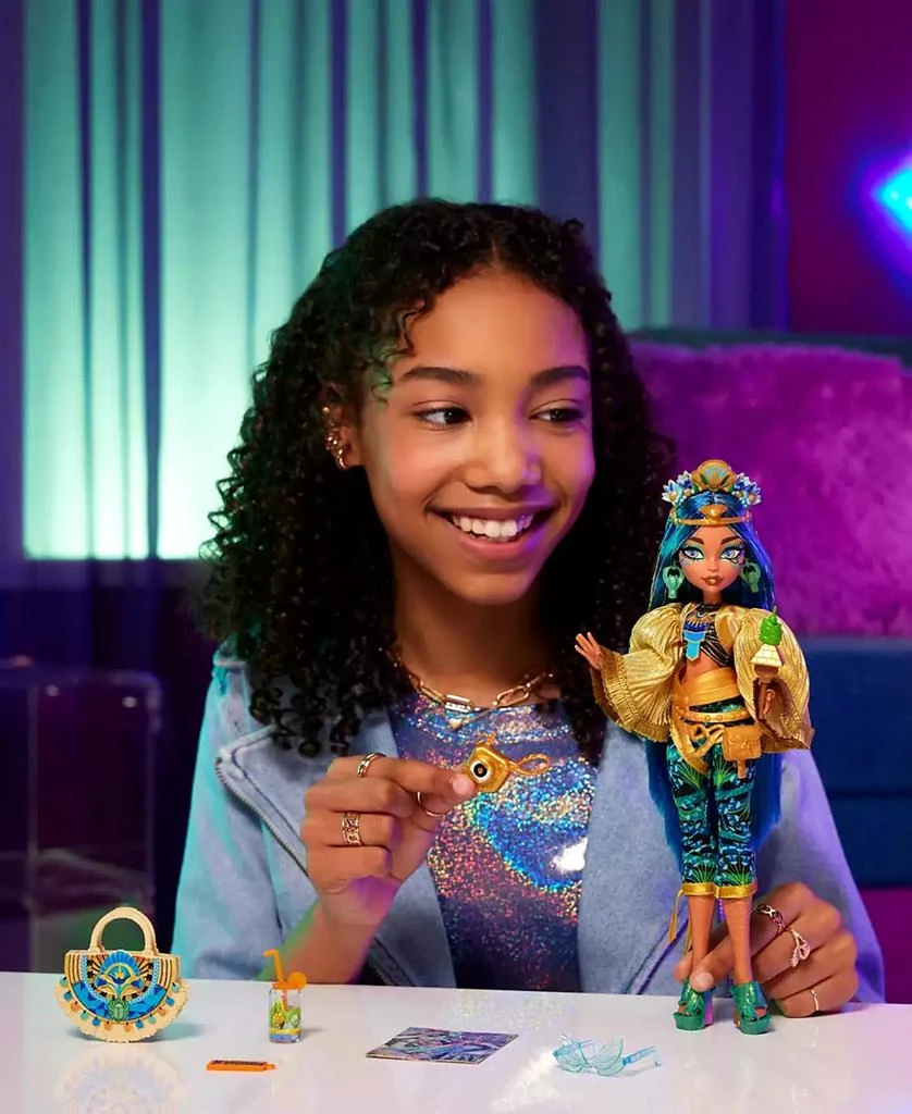 商品Monster High|Monster Fest Cleo De Nile Fashion Doll,价格¥148,第3张图片详细描述