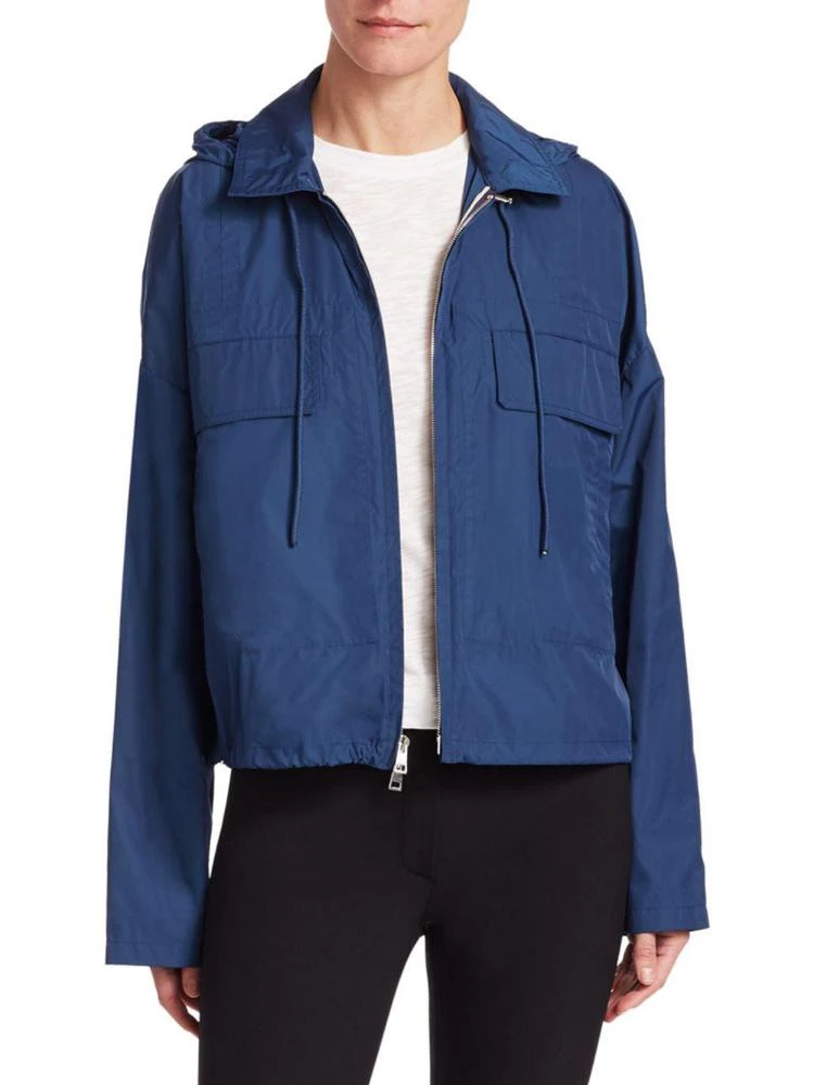 商品Theory|Crop Twill Anorak,价格¥1759,第1张图片