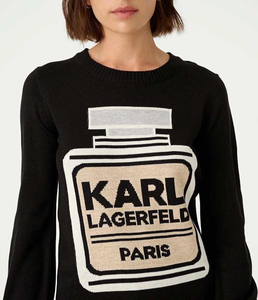 商品Karl Lagerfeld Paris|PERFUME BOTTLE SWEATER,价格¥525,第3张图片详细描述