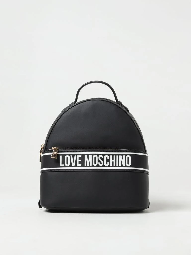 商品Love Moschino|Love Moschino backpack in synthetic leather with logo,价格¥1119,第1张图片