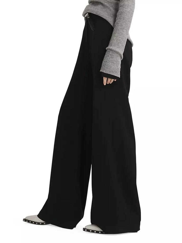 商品Rag & Bone|Pleated Japanese Crepe Wide-Leg Pants,价格¥3315,第3张图片详细描述