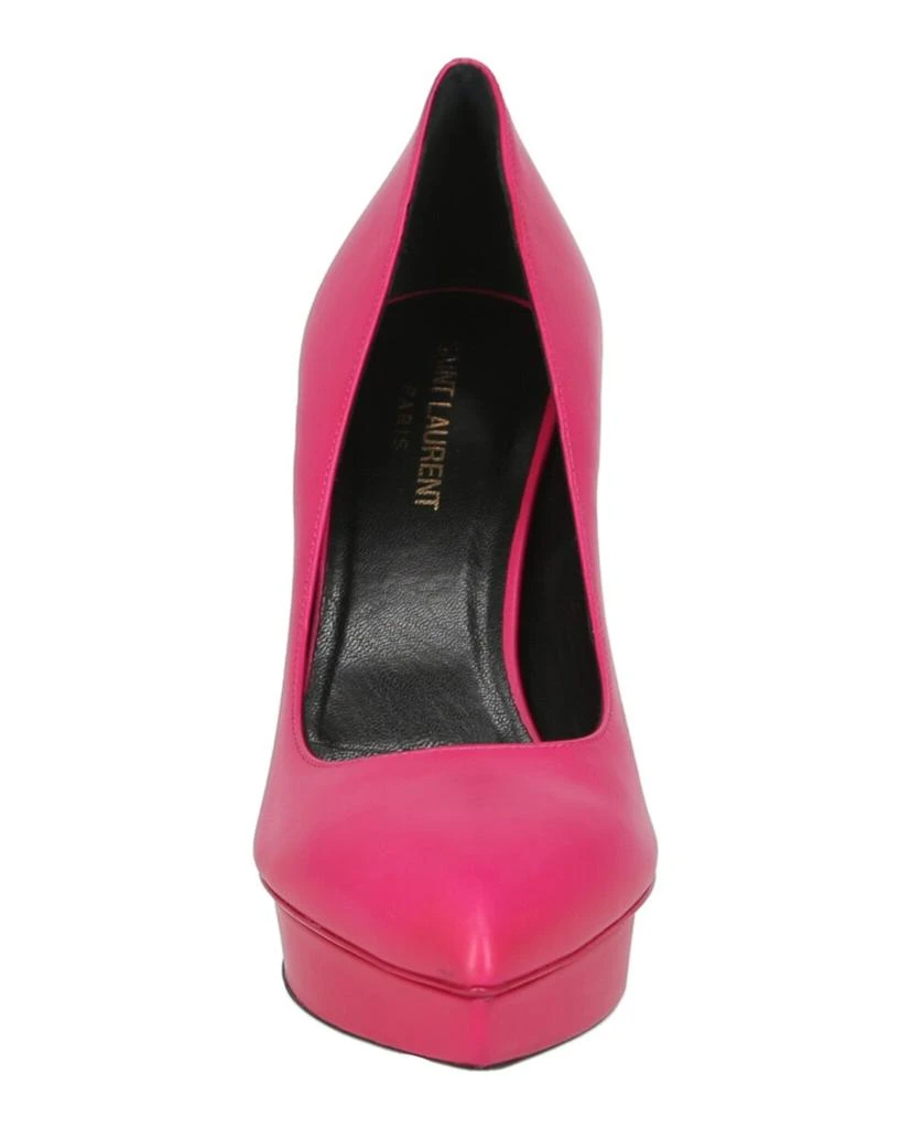 商品Yves Saint Laurent|Janis Leather Platform Pumps,价格¥2424,第4张图片详细描述