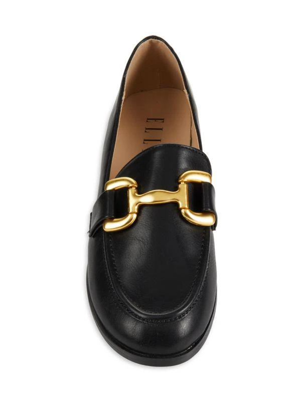 商品ELLE|Oversized Riding Bit Loafers,价格¥315,第5张图片详细描述