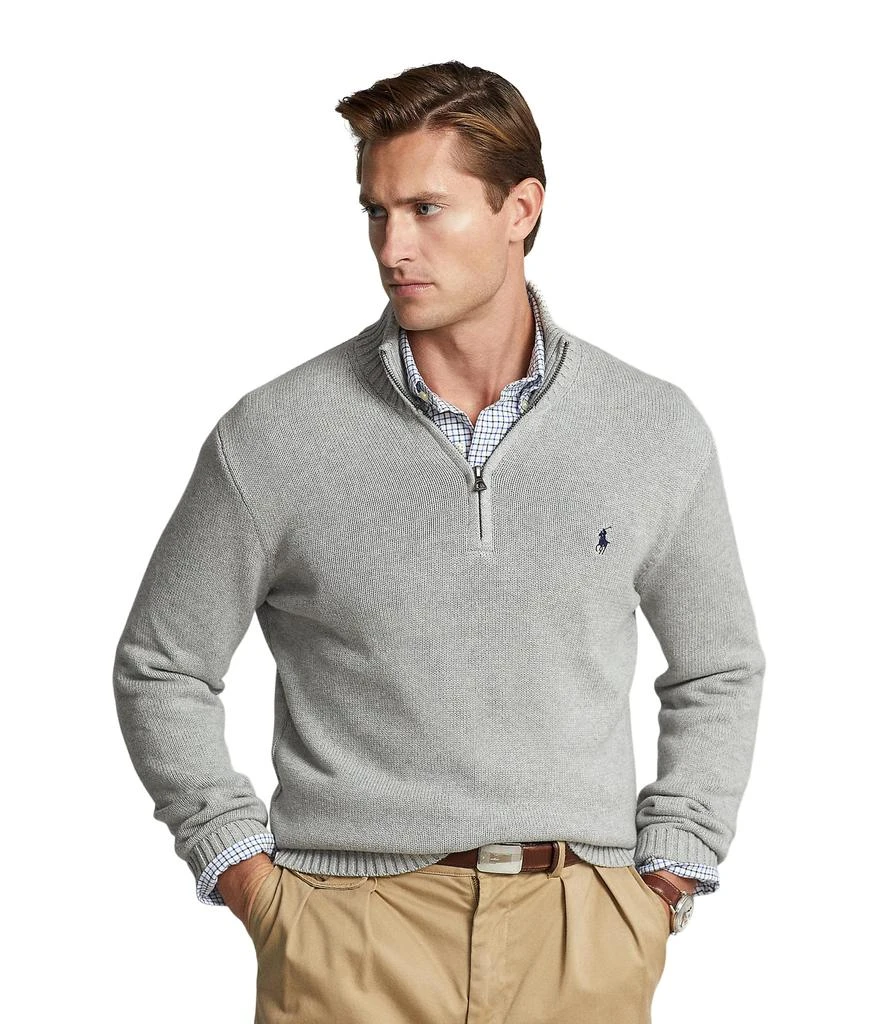 商品Ralph Lauren|Cotton 1/4 Zip Sweater,价格¥1089,第1张图片详细描述