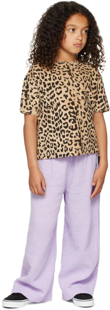 商品Daily Brat|Kids Beige Leopard Towel T-Shirt,价格¥150,第4张图片详细描述