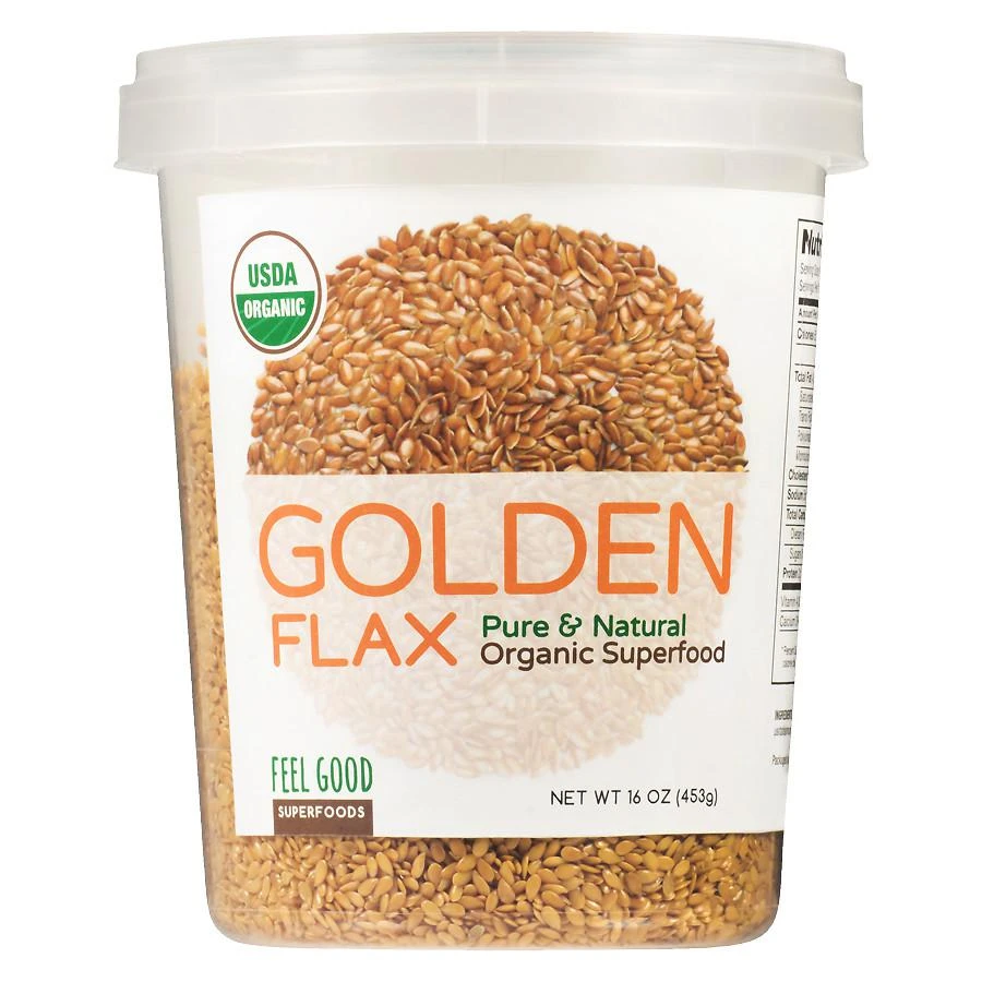 商品Feel Good Superfoods|有机金亚麻籽,价格¥58,第1张图片