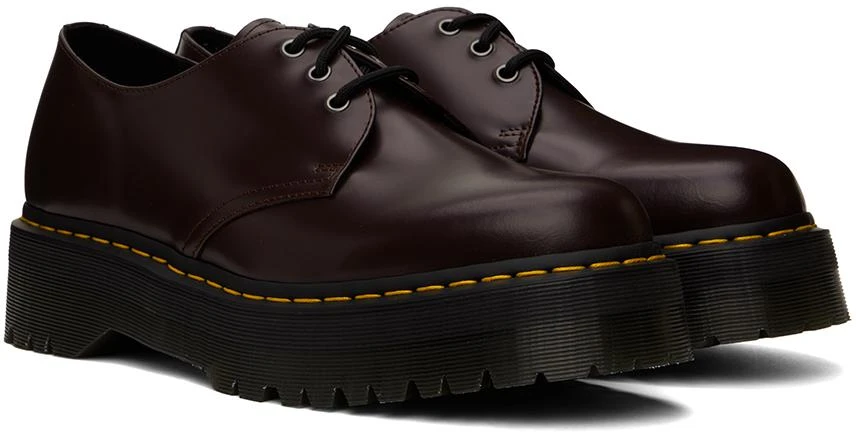 商品Dr. Martens|Burgundy 1461 Platform Derbys,价格¥669,第4张图片详细描述