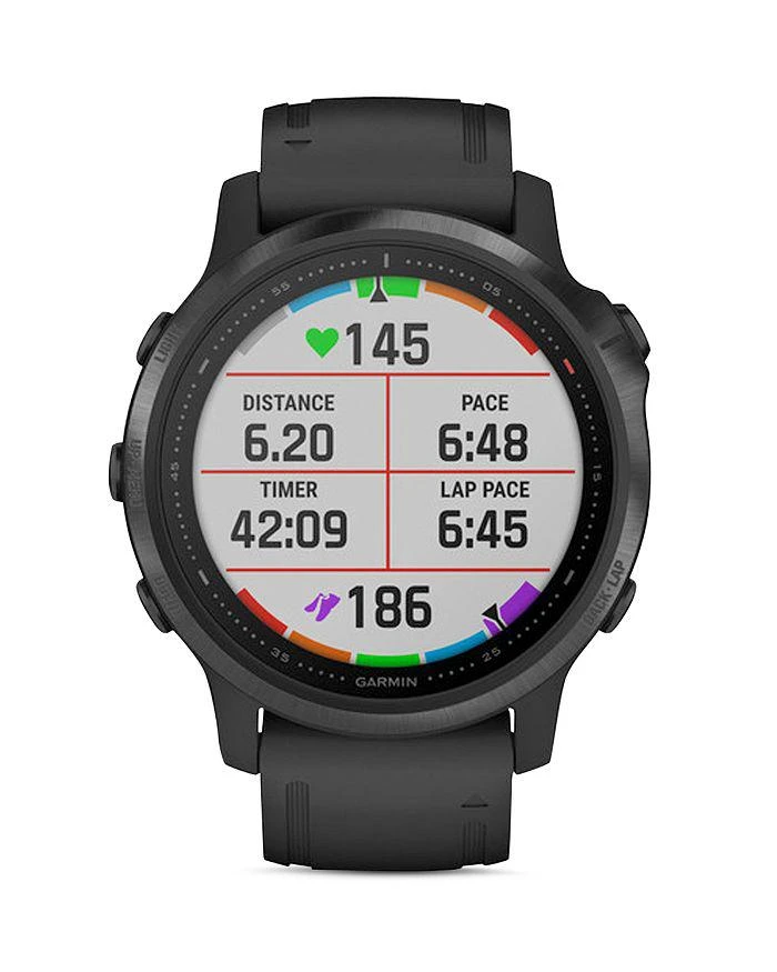 Fenix 6S Black Silicone Strap Smartwatch, 42mm 商品