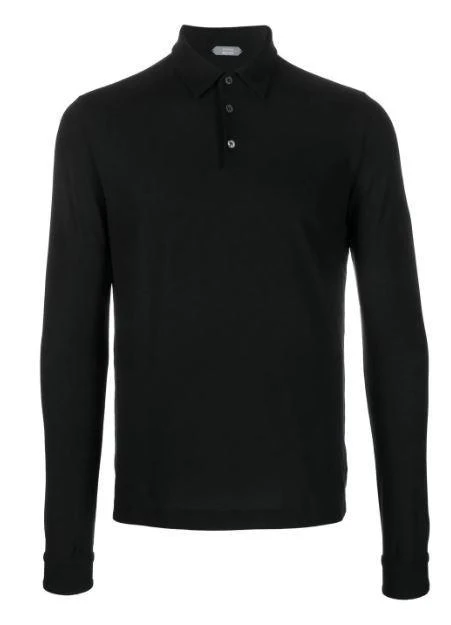 商品Zanone|Zanone T-shirts and Polos Black,价格¥1334,第1张图片