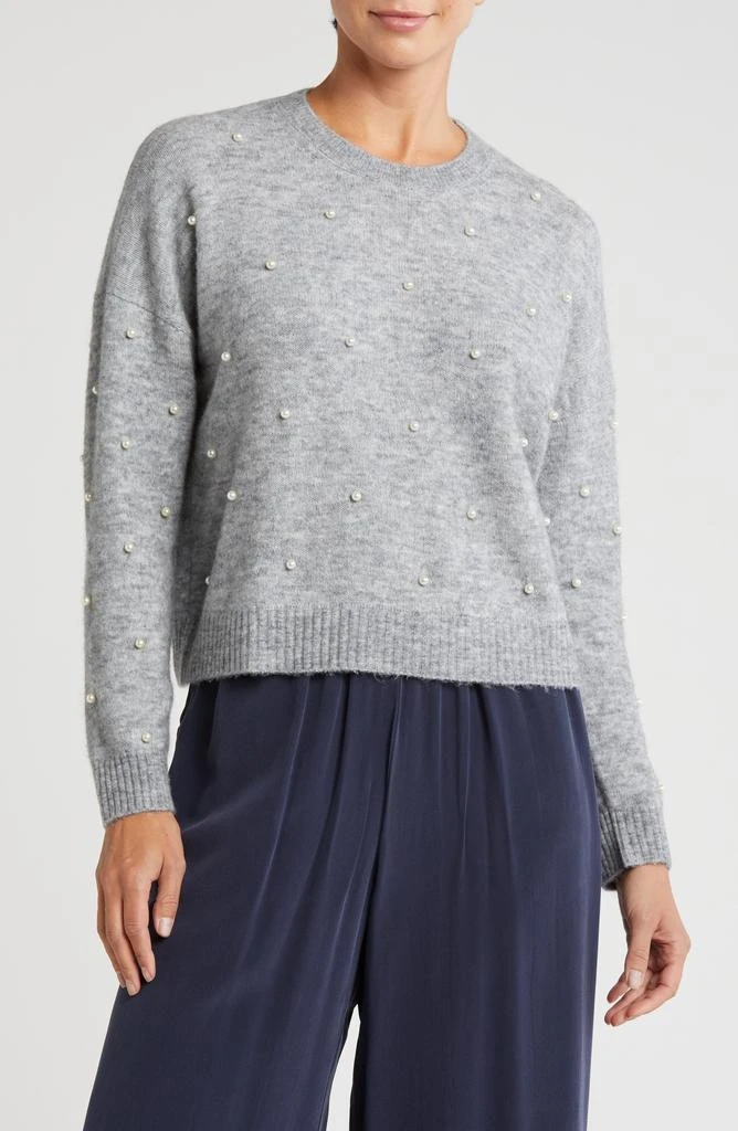 商品Splendid|Imitation Pearl Sweater,价格¥256,第1张图片