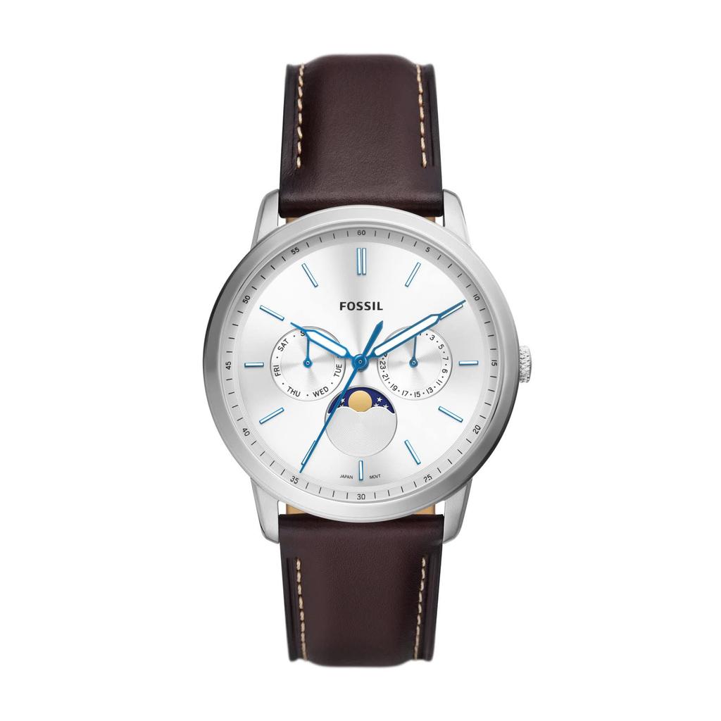 Neutra Minimalist Multifunction Leather Watch - FS5905商品第1张图片规格展示