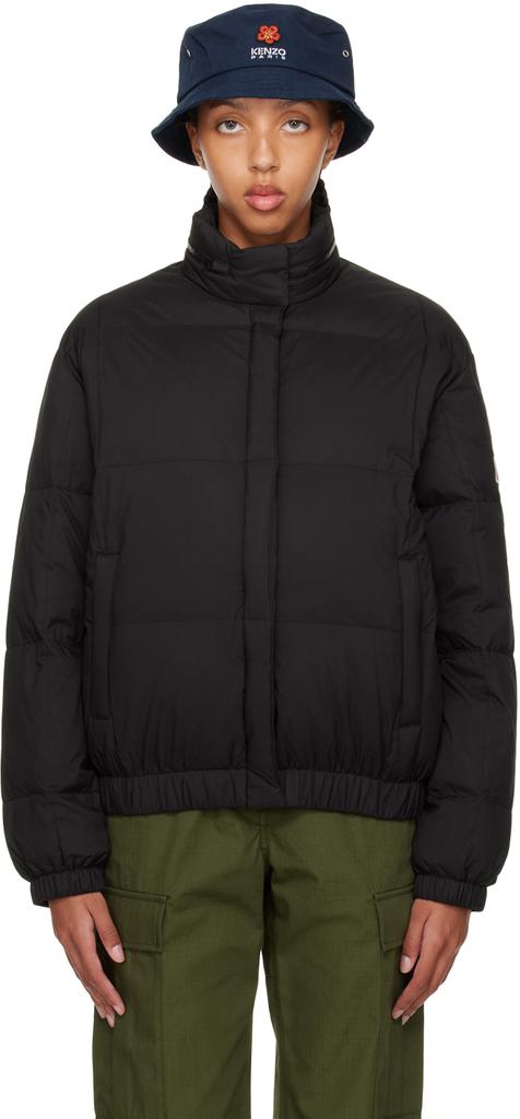 Black Kenzo Paris Down Boxy Puffer Jacket商品第1张图片规格展示