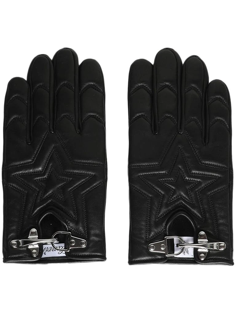 商品Lanvin|LANVIN Future Embroidered And Padded Star Gloves,价格¥1789,第1张图片