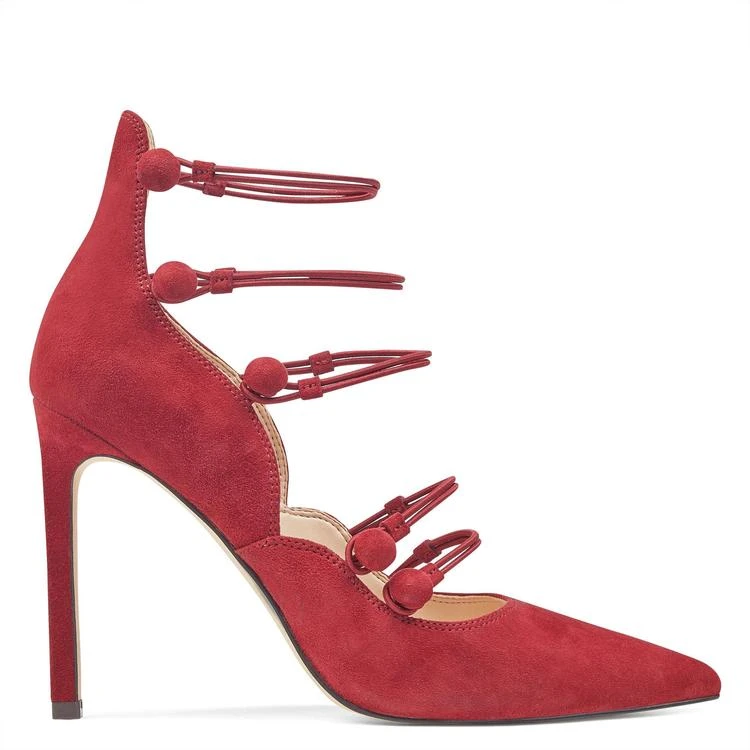 商品Nine West|尖头绒面高跟鞋,价格¥334,第2张图片详细描述