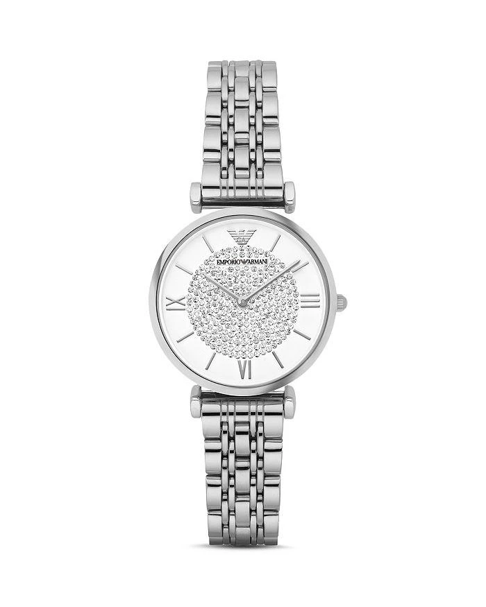商品Emporio Armani|钻闪石英手表, 32mm,价格¥2410,第5张图片详细描述