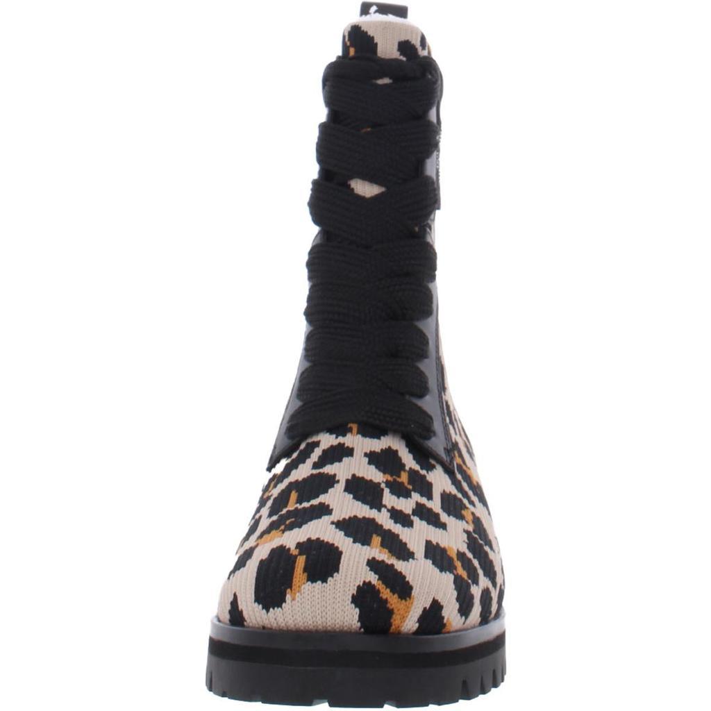 商品Kate Spade|Kate Spade Womens Merigue Cheetah Print Stretch Combat & Lace-up Boots,价格¥411-¥528,第6张图片详细描述