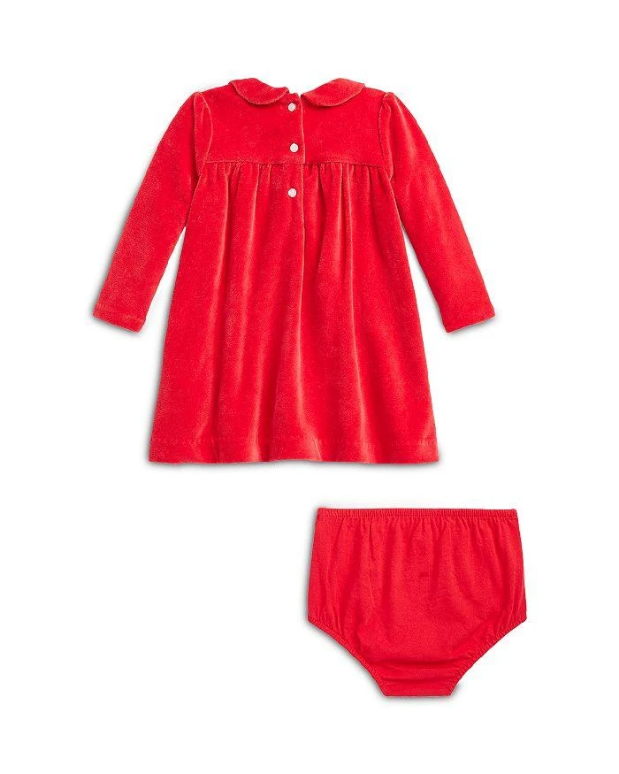 商品Ralph Lauren|Girls' Velour Dress & Bloomers Set - Baby,价格¥113,第2张图片详细描述