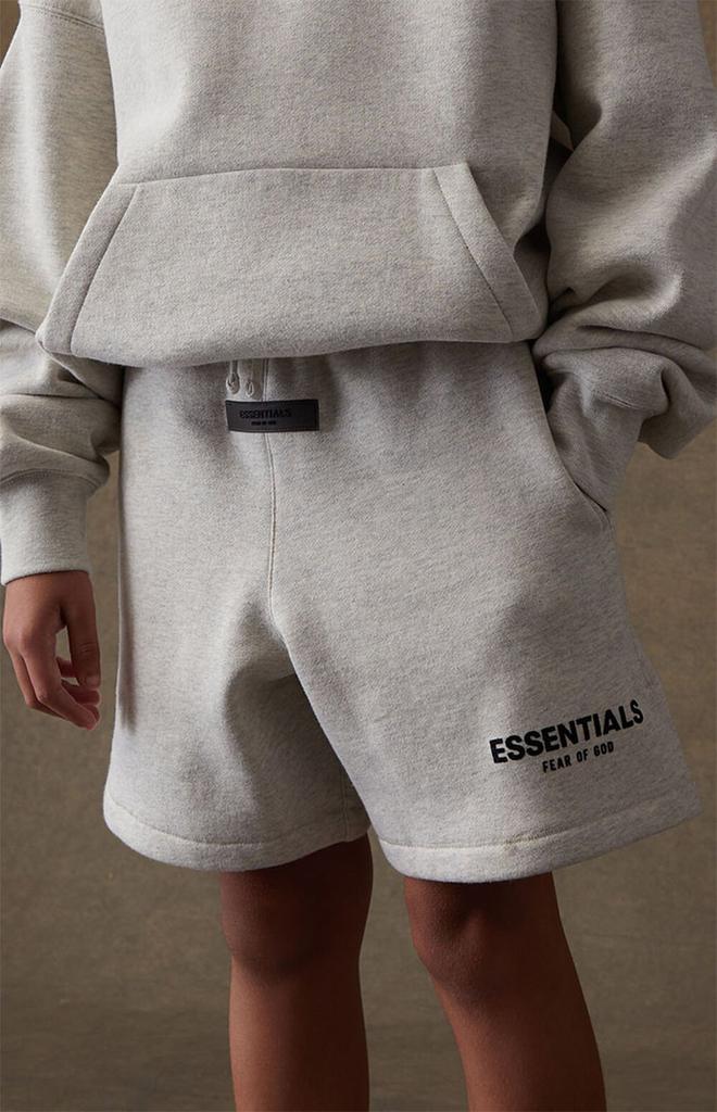 Light Oatmeal Sweat Shorts商品第5张图片规格展示