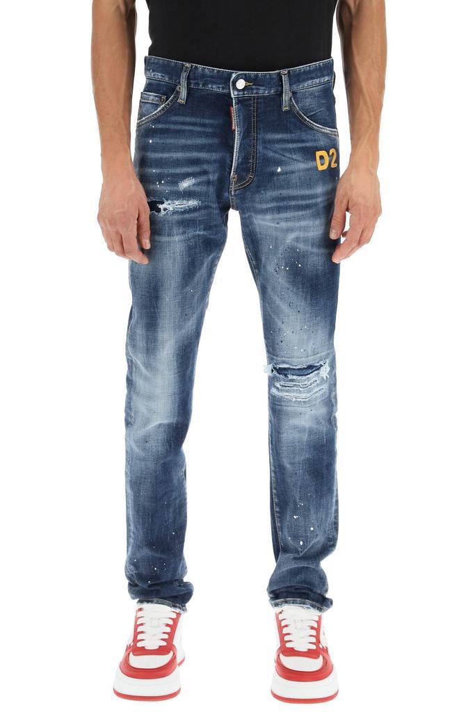 商品DSQUARED2|Dsquared2 medium hiking wash cool guy jeans,价格¥3123,第4张图片详细描述